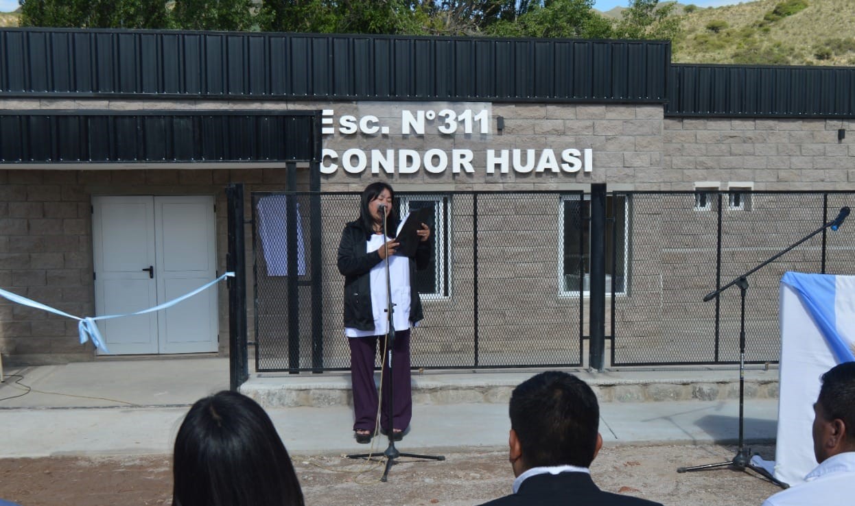 Inauguración de obras de ampliación y reparación de la Escuela N 311 de Cóndor Huasi en Aconquija1