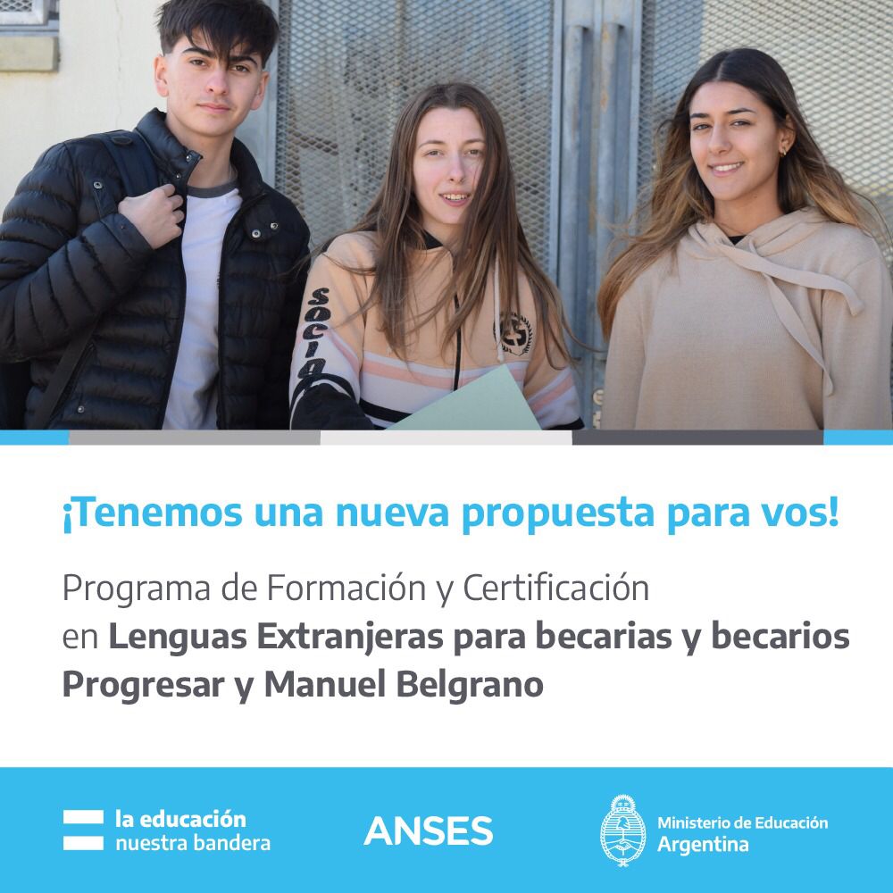 Alumnos catamarquenos beneficiarios de Progresar podran hacer cursos gratis de idiomas extranjeros