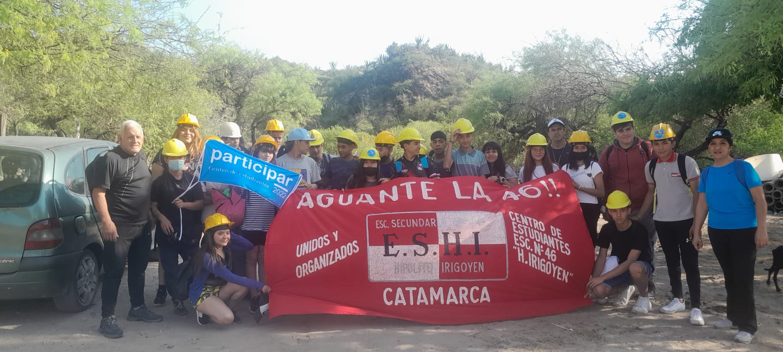 Alumnos y docentes de la Escuela Secundaria N46 visitaron la ex mina La Aguadita