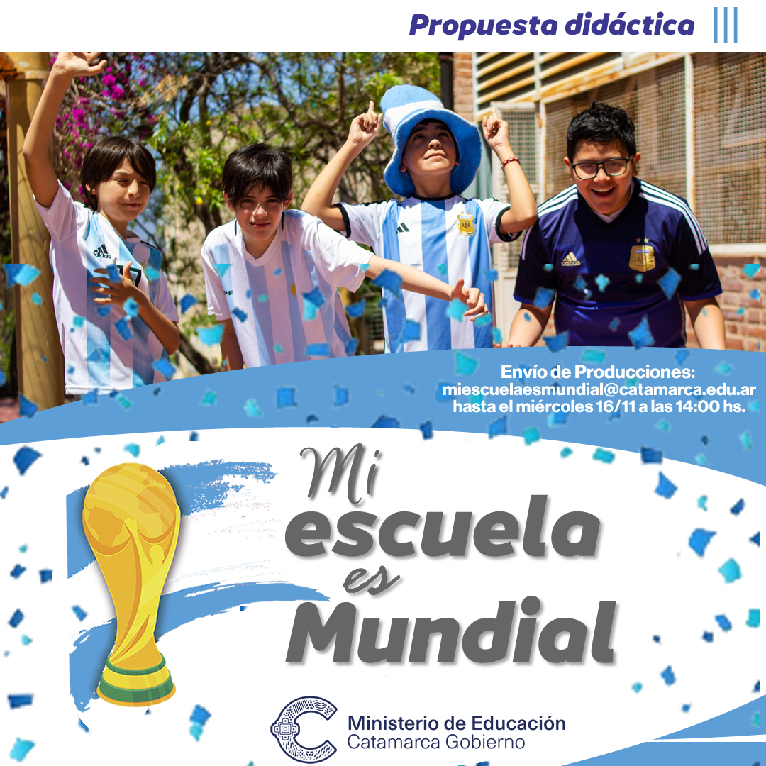 Educacion lanza Mi Escuela es Mundial para alumnos y docentes de Catamarca