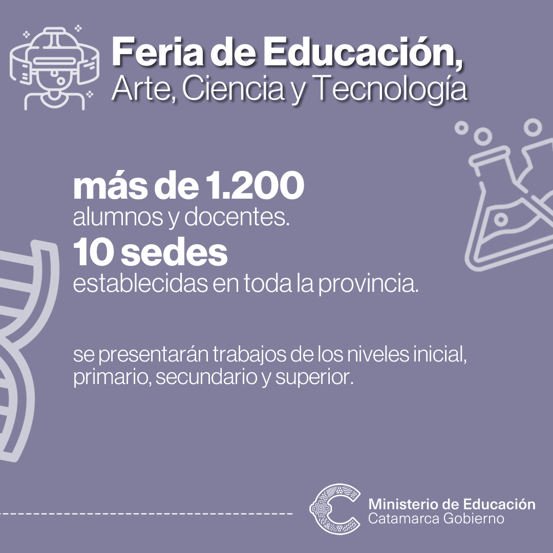 Educacion pone en marcha la edicion 2022 de Feria de Educacion Arte Ciencia y Tecnologia