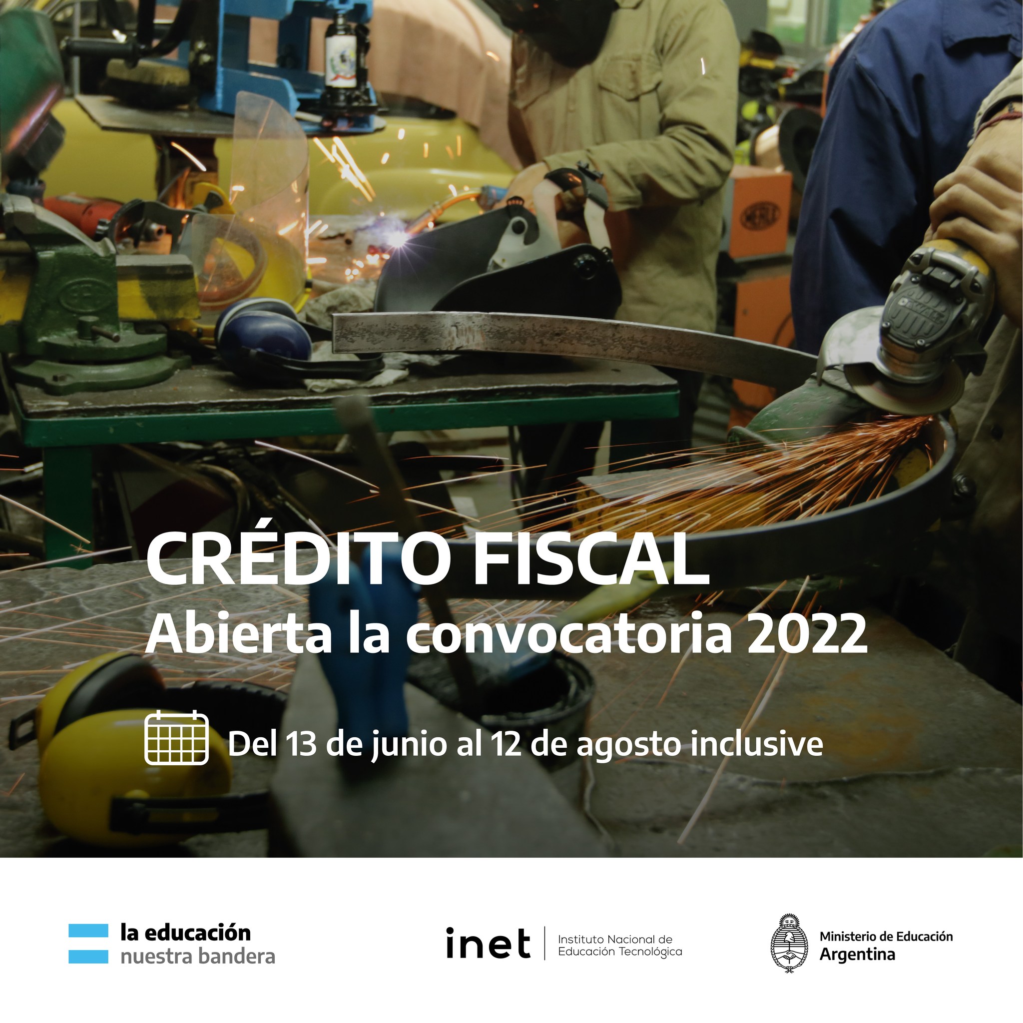 Se abre la convocatoria 2022 de Credito Fiscal para proyectos de Educacion y Trabajo