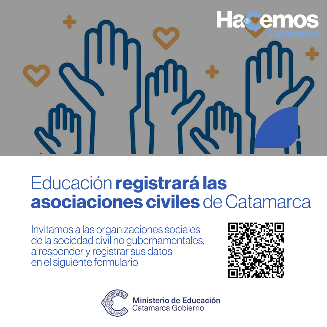 Educación registrará las asociaciones civiles de Catamarca