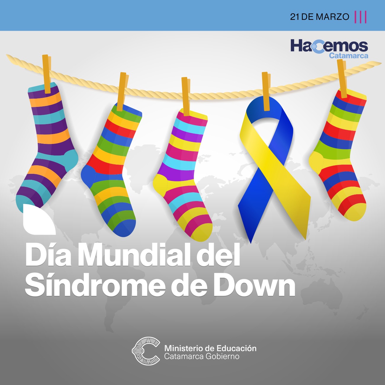 Ministerio De Educación Gobierno De Catamarca 21 De Marzo Día Mundial Del Síndrome De Down 