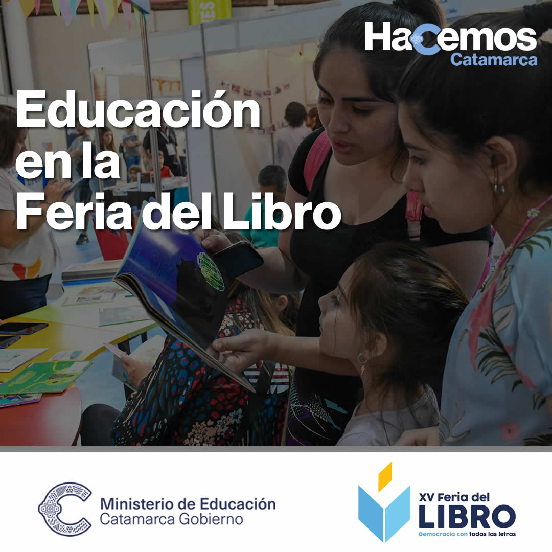 El ministerio de Educacion con propuestas pedagogicas y recreativas en la Feria del Libro