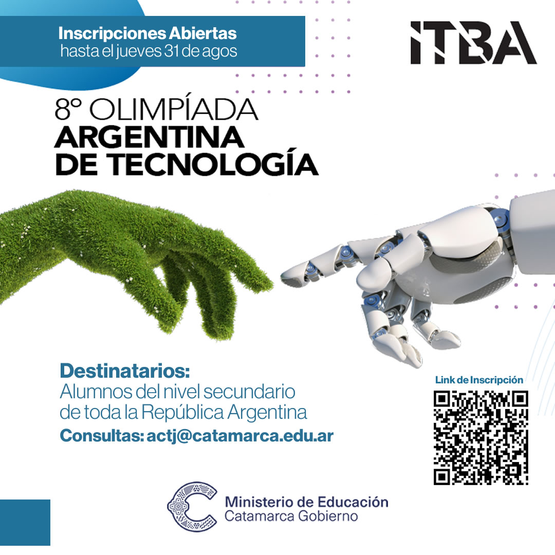 Inscripciones abiertas para la Olimpíada Argentina de Tecnología 2023