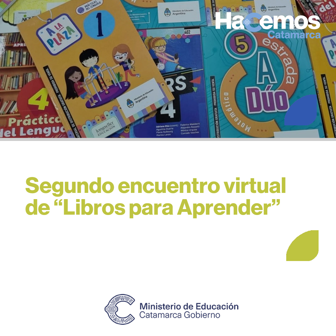 Segundo encuentro virtual de Libros para Aprender