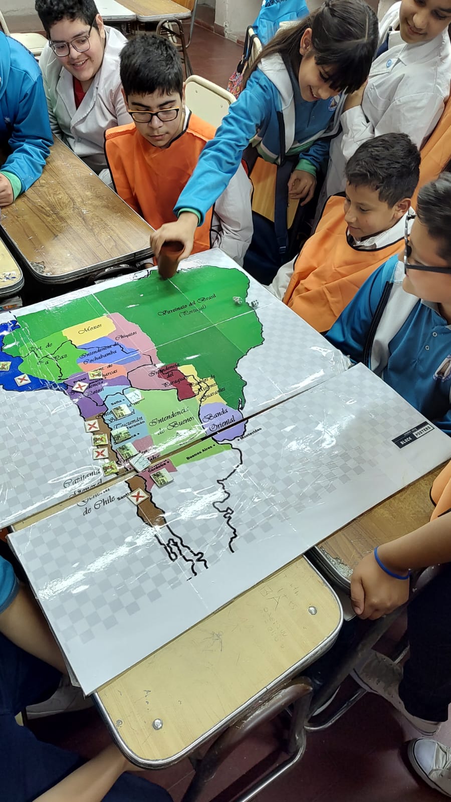 Actividad didáctica sobre San Martín con alumnos de la Primaria N153