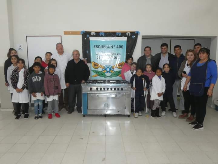 Cocina industrial para la Escuela N400 de La Paz