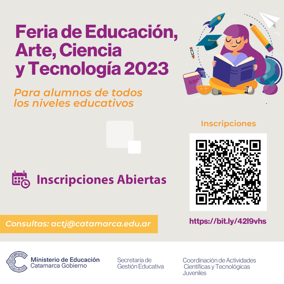 Educación convoca a inscripciones para la Feria de Educación Arte Ciencia y Tecnología 2023