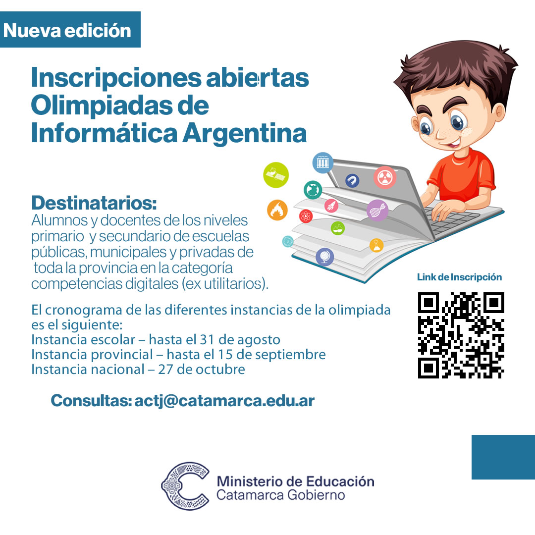 Inscripciones abiertas para las Olimpiadas de Informática Argentina