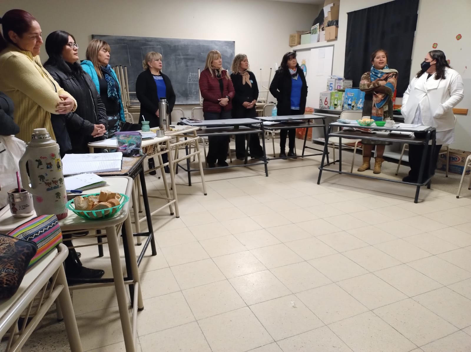 Mediación Escolar dictó un taller sobre La Escuela como espacio de cuidados en la Unidad Institucional N12