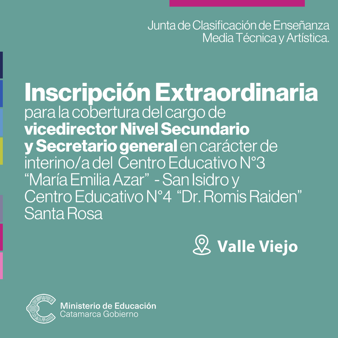 inscripcion etraordinaria