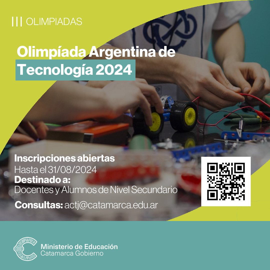 Inscripciones abiertas para la Olimpíada Argentina de Tecnología 2024