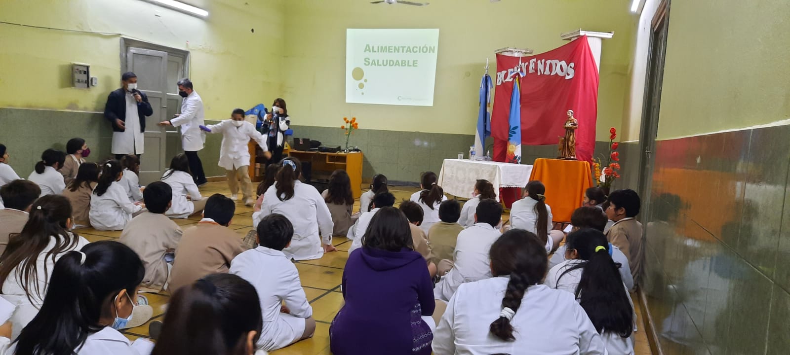 Alumnos del Colegio Padre Ramon de la Quintana fueron capacitados en nutricion y alimentacion