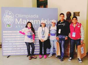 Alumnos premiados en Olimpiadas de Matematicas Atacalar 2016