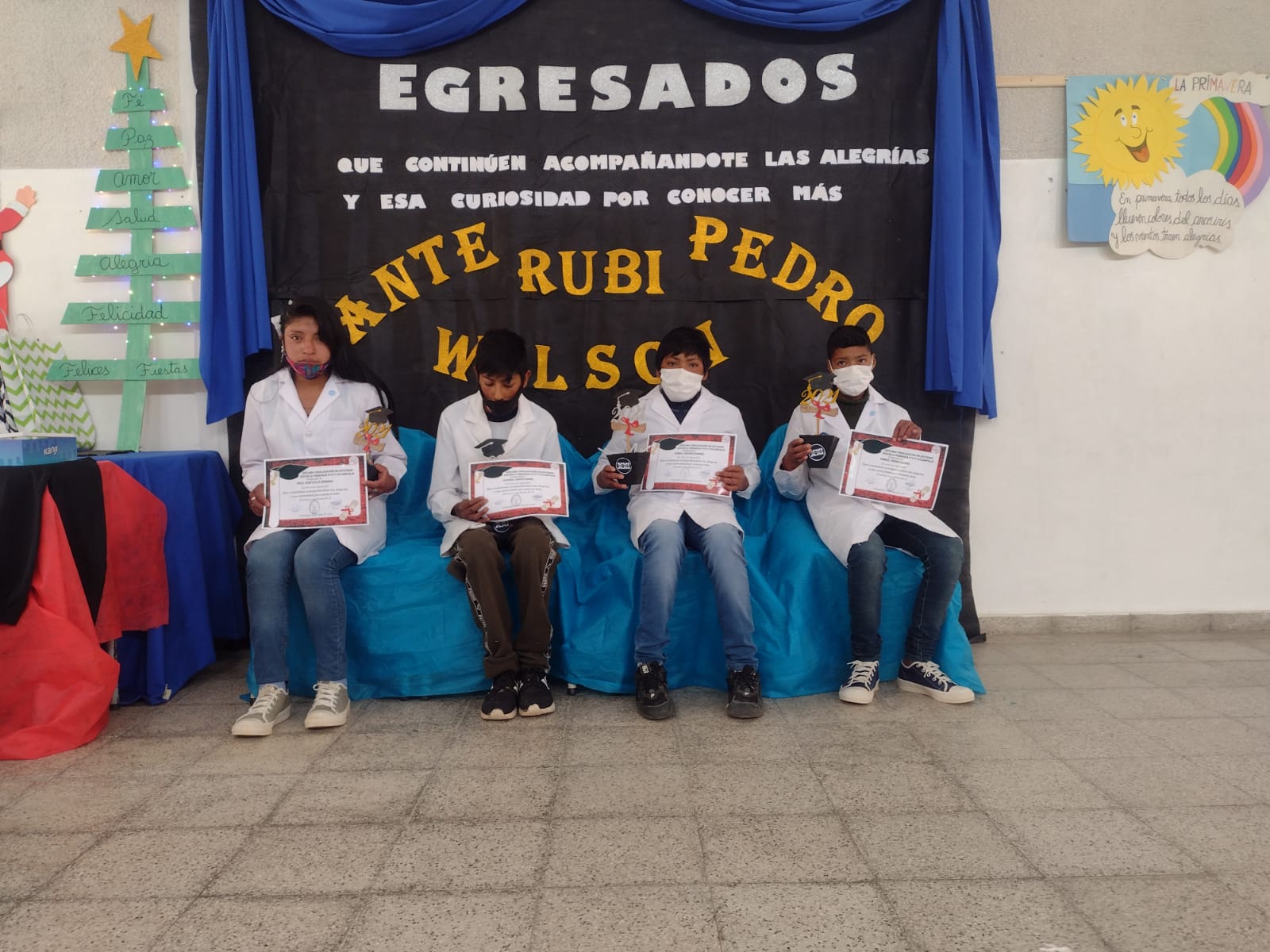 Educacion conmemoro el cierre del ciclo lectivo de los alumnos de Culampaja con un emotivo acto
