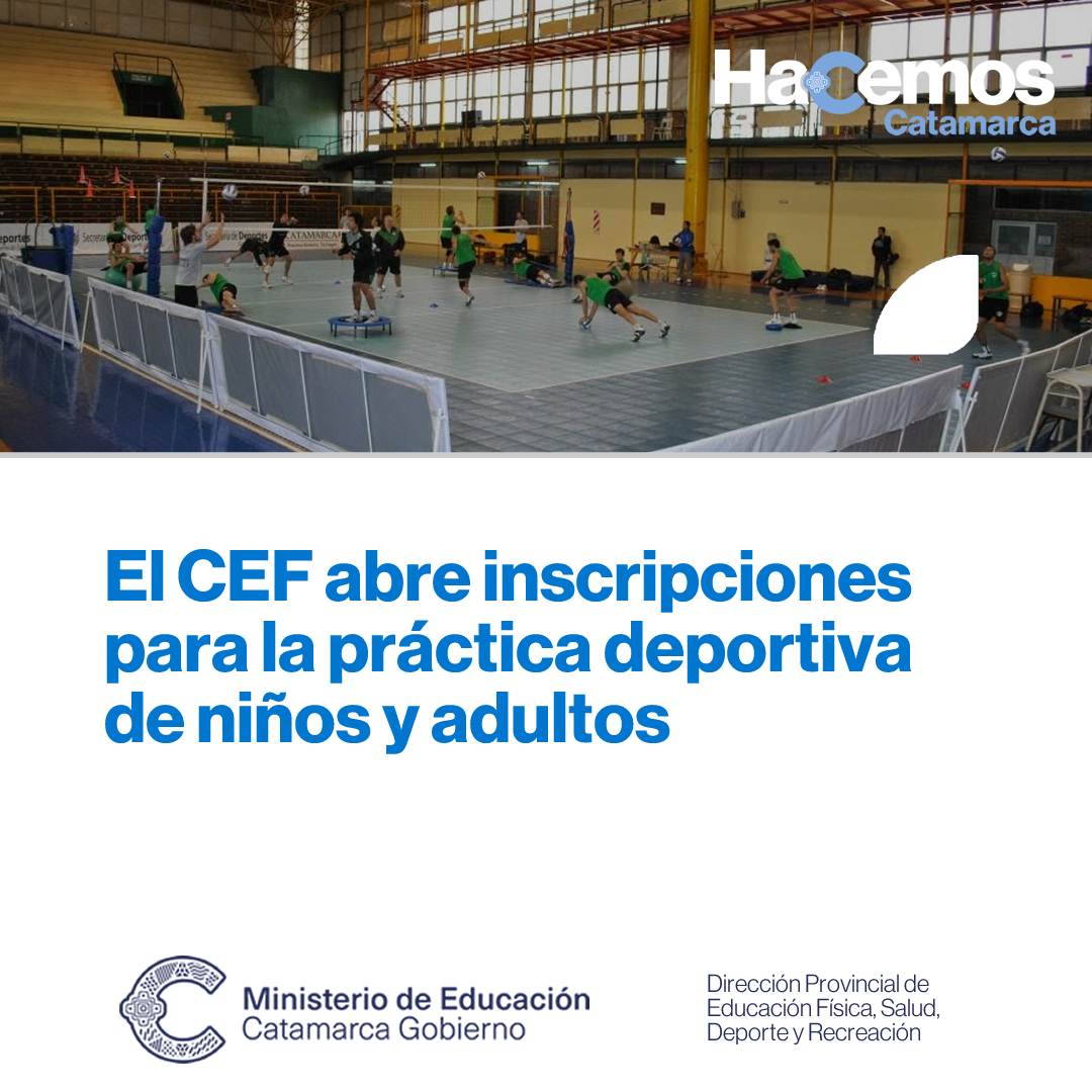 El CEF abre inscripciones para la práctica deportiva de niños y adultos