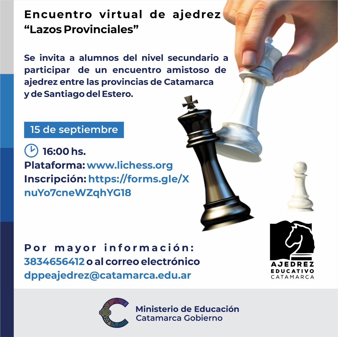 Encuentro virtual de ajedrez Lazos Provinciales