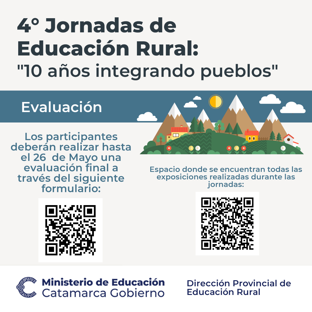 Evaluacion de las 4º Jornadas de Educacion Rural 10 anos integrando pueblos