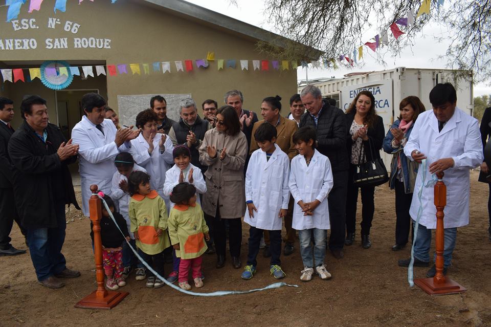 Inauguración Escuela de Balde de la Pampa