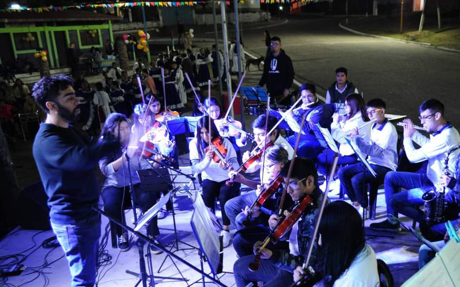 La Orquesta Juvenil del Ministerio de Educacion en los festejos de los 274 anos de la Villa de Ancasti