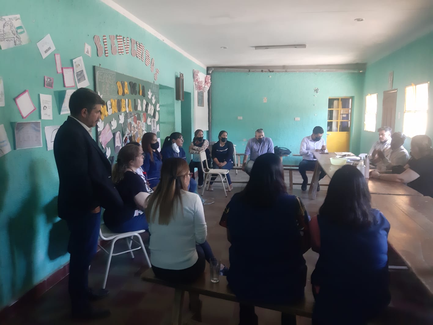 Mediacion Escolar se reunio con directivos y docentes de Belen y Santa Maria1