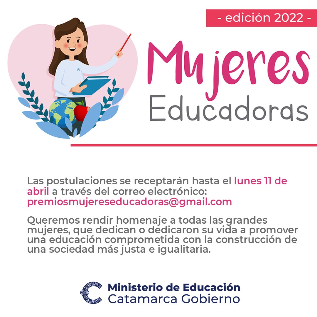 mujeres educadoras hasta el 11 de abril
