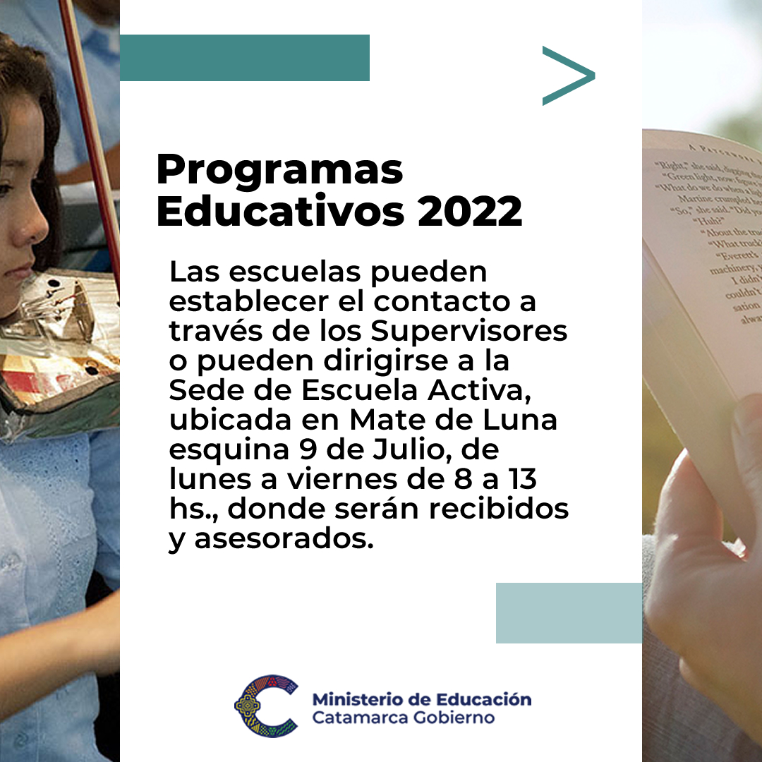programas educativos 2022